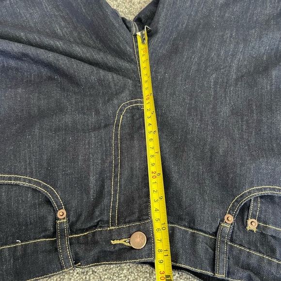 Bohme Dark Wash Light Weight High Rise Denim Shorts Inseam 7” Women’s Size 26 - Picture 6 of 9